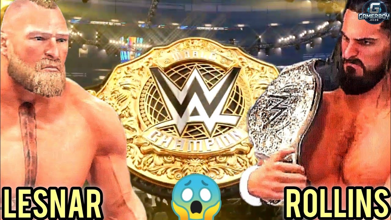 FULL MATCH | Brock Lesnar vs Seth Rollins | World Heavyweight Championship🔥