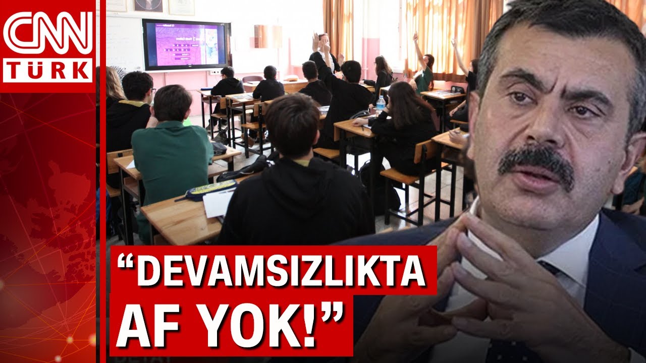 Milli Eğitim Bakanı Yusuf Tekin açıkladı: Devamsızlıkta af yok!