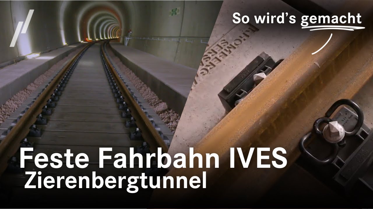 Feste Fahrbahn IVES | Einbau im Zierenberger Tunnel (D)