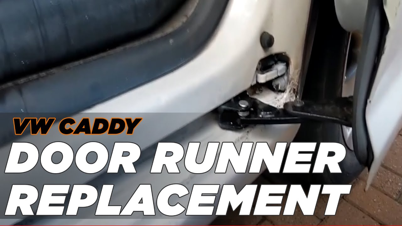 VW CADDY MK3 SIDE DOOR RUNNER REPLACEMENT - 5 Minute Job! - 2005 SDI