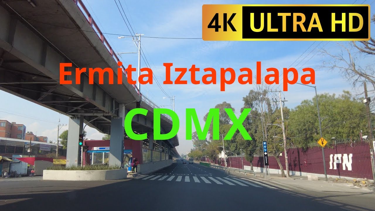 🇲🇽 Av. Ermita Iztapalapa desde Santa Marta hasta Constitución, Trolebús Elevado #4k #driving #music