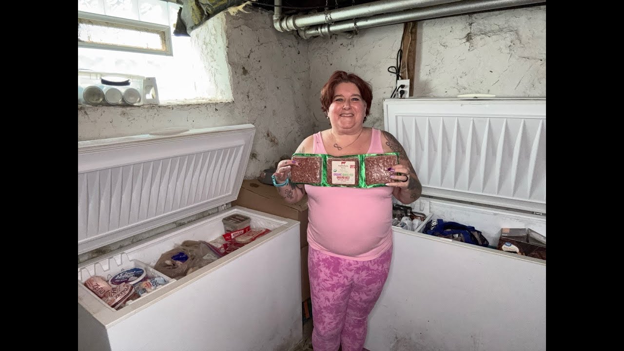 FREEZER TOUR for the 2025 Freezer Challenge!!!  #freezerchallenge #pantrychallenge #freezertour