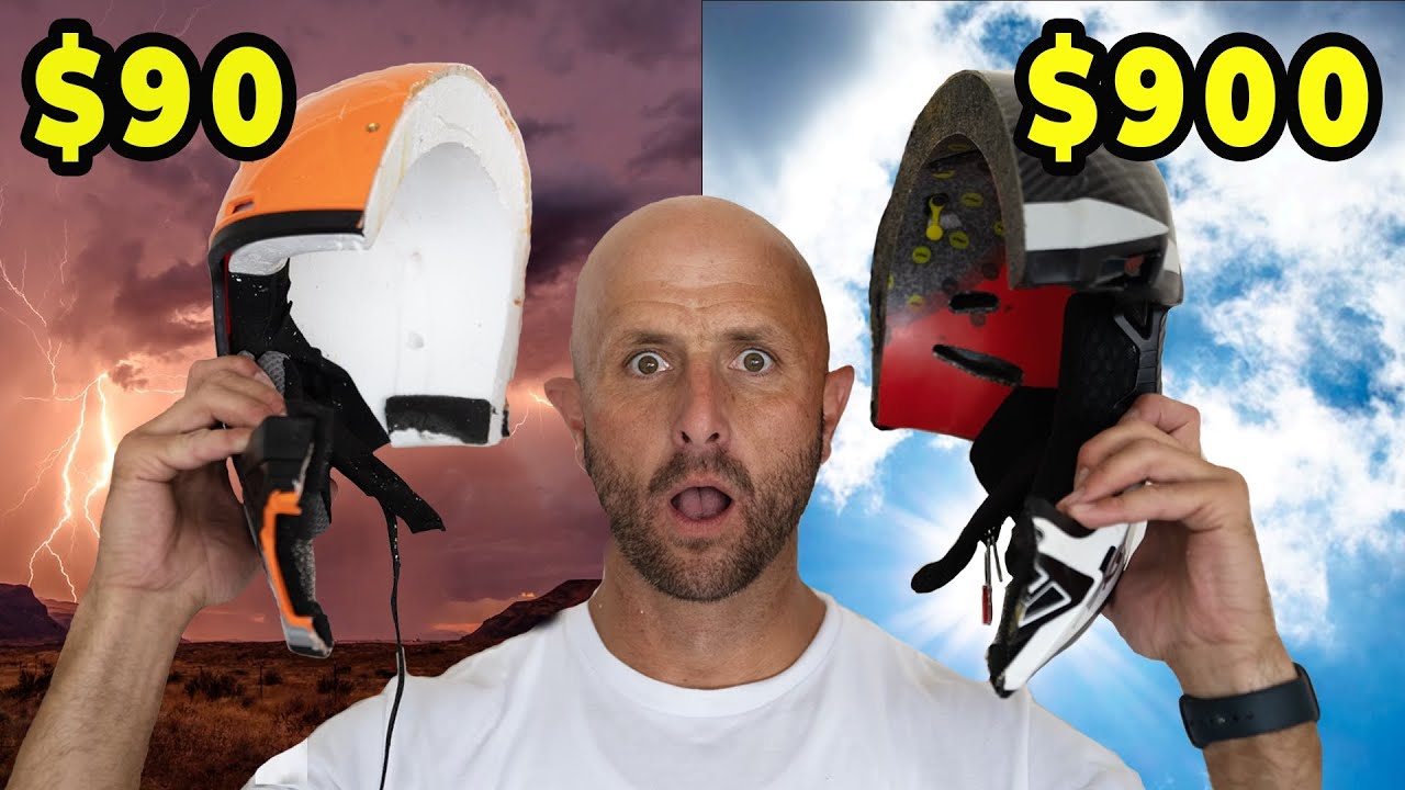 I Bought a $900 Helmet and $90 Helmet - Torture Test