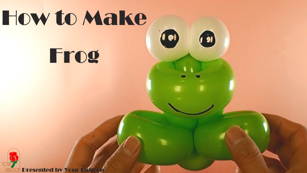 Frog Balloon Twisting Tutorial 造型氣球教學 大眼青蛙  @ Your Balloon