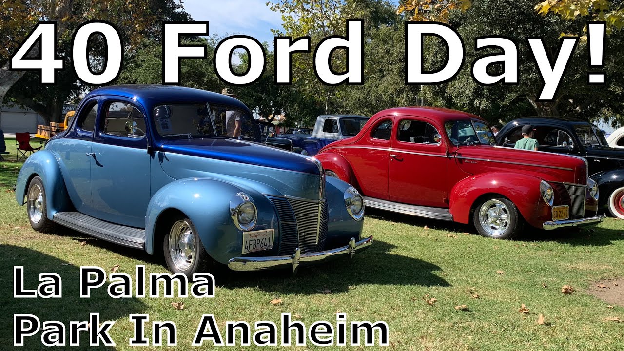 45th Anniversary 40 Ford Day Car Show In Anaheim - 1940 Fords