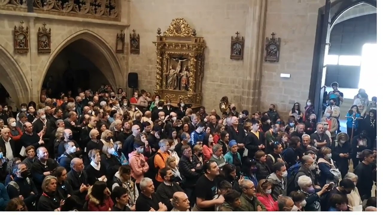 Aurora a la Virgen de Ujué. Autor José Larraga. Misa Auroros de Tafalla. Romería a Ujué 2022