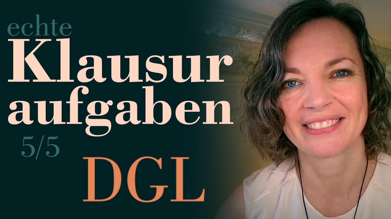 Inhomogene DGL wie in der Prüfung!