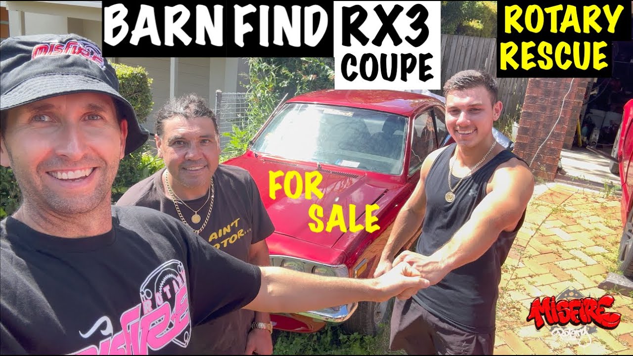 ROTARY RESCUE barn find RX3 coupe FOR SALE!