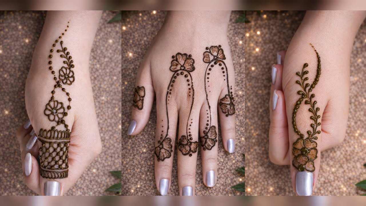 Simple and Beautiful Mehndi Designs 🌿🌺#mehndi #henna #hennadesign #mehndidesign #letestvideo. ......