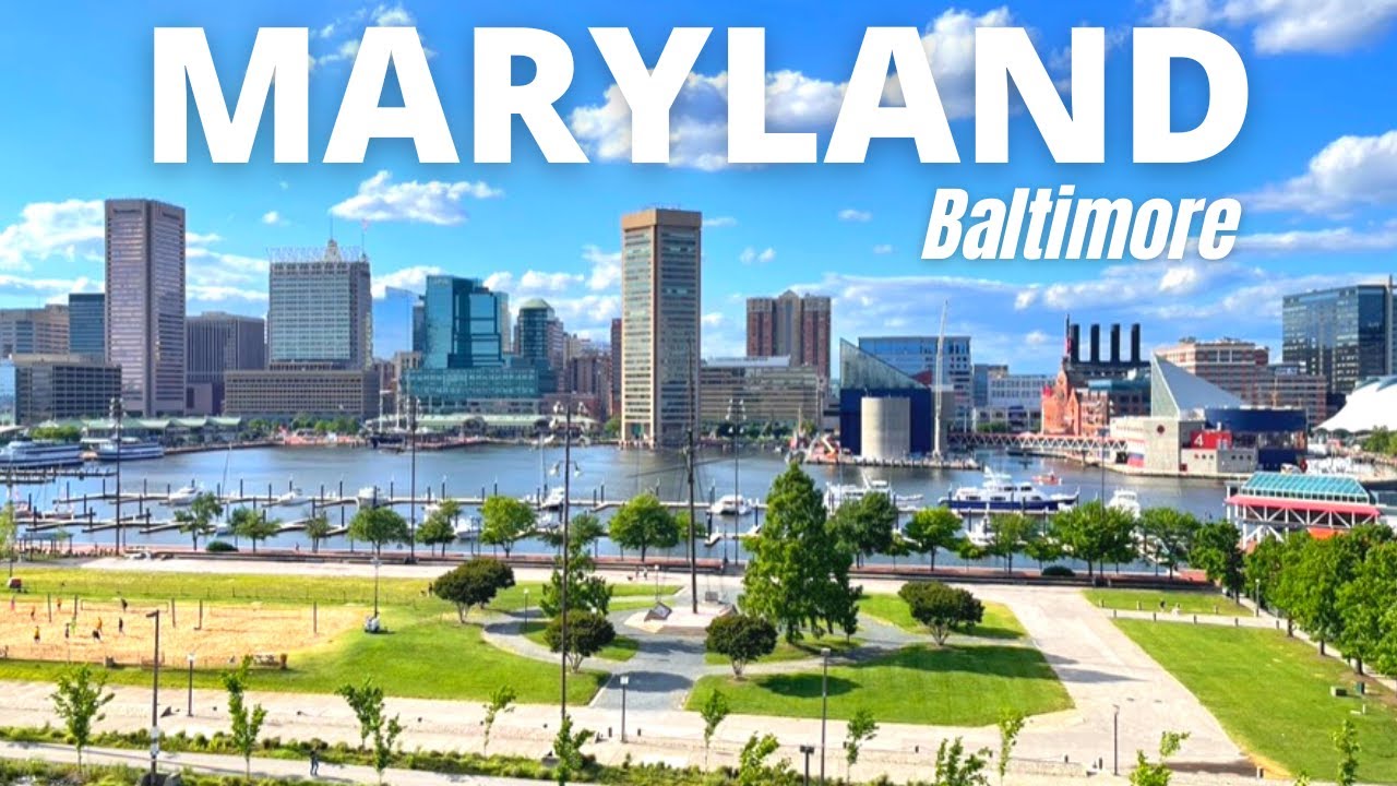 Inner Harbor & Federal Hill Park Walking Tour Baltimore,  Maryland USA 🇺🇸