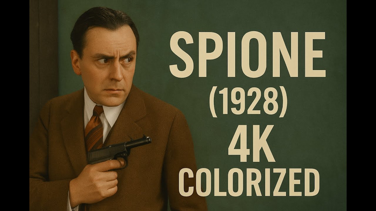 Spione (1928) | Fritz Lang’s Silent Spy Thriller in 4K Colorized