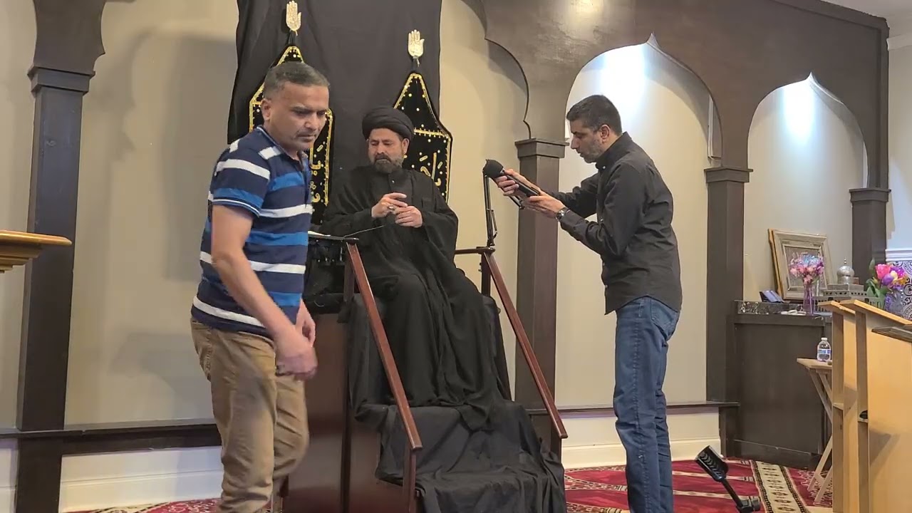 Majlie Taziyat Shaheed Ayatullah syed Ali Hussaini Khamenei Rizwanullah Alaih