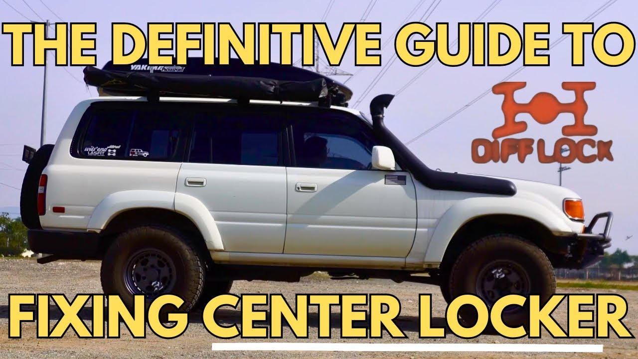 Easy How To Fix 80 series Land Cruiser Center Diff Lock.