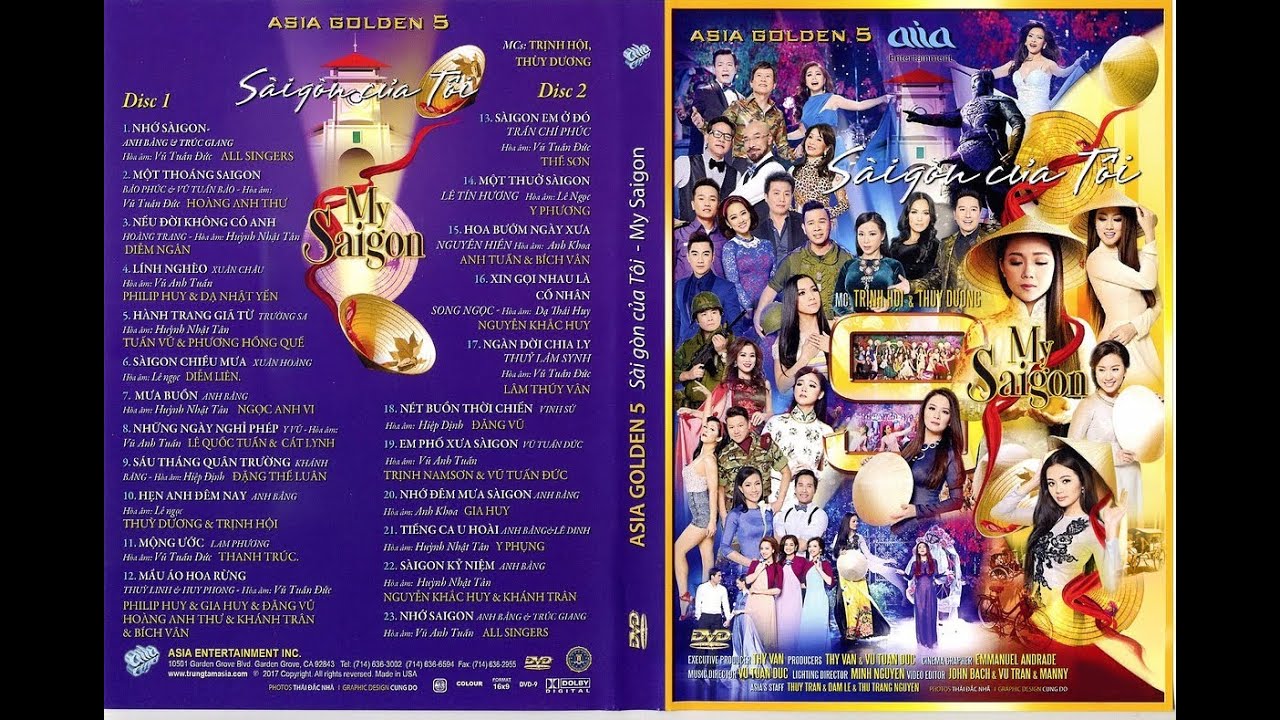 ASIA GOLDEN 5: S&Agrave;I G&Ograve;N CỦA T&Ocirc;I - MY SAI GON