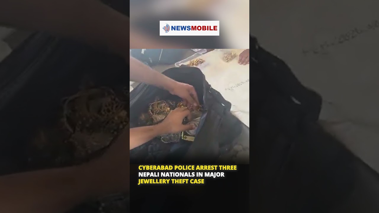 Cyberabad Police Arrest Three Nepali Nationals in Major Jewellery Theft Case