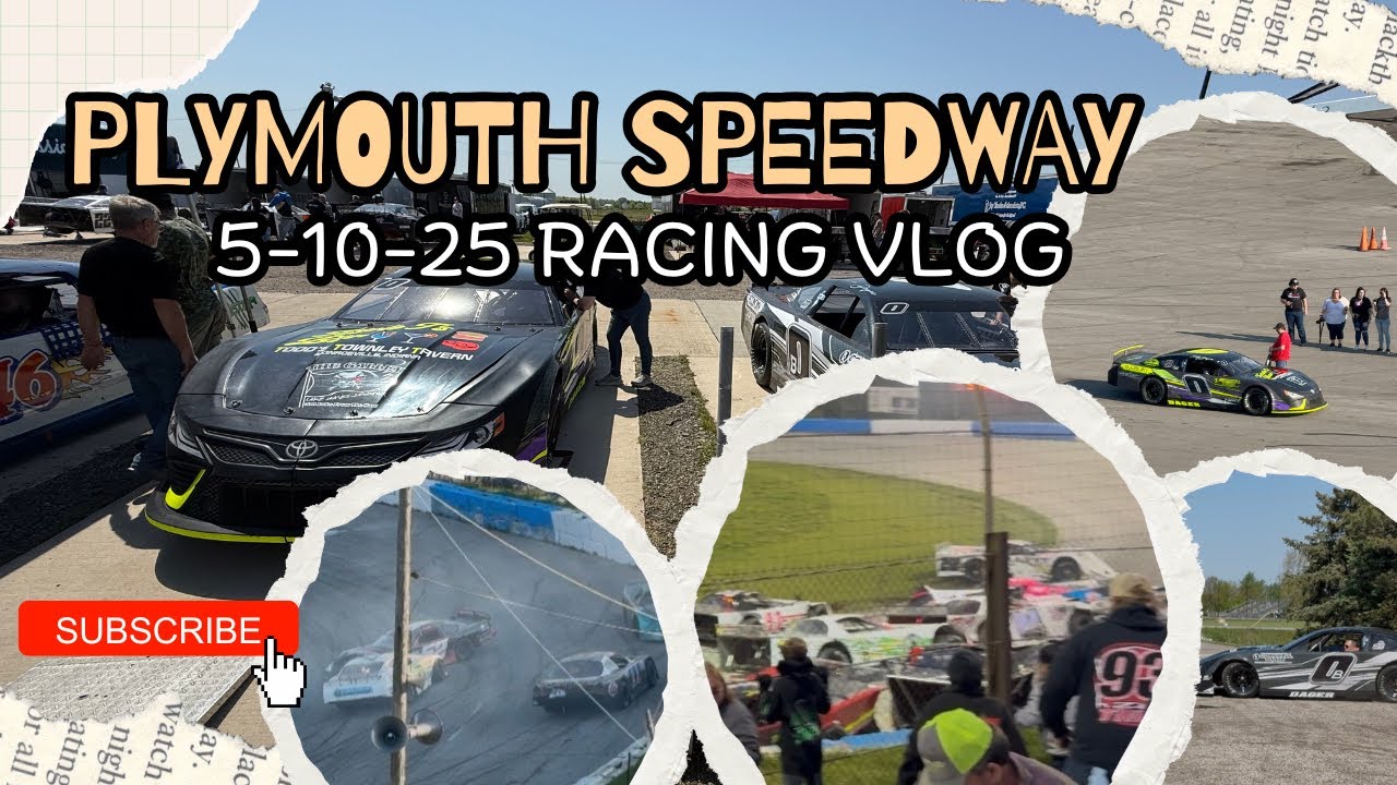 MAJOR WRECKS AT PLYMOUTH MOTOR SPEEDWAY🤯 || RACING VLOG 5-10-25