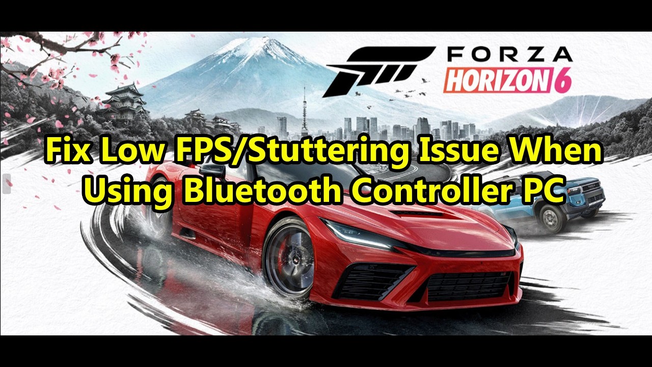 Как исправить низкий FPS и фризы в Forza Horizon 6 при использовании Bluetooth-контроллера на ПК