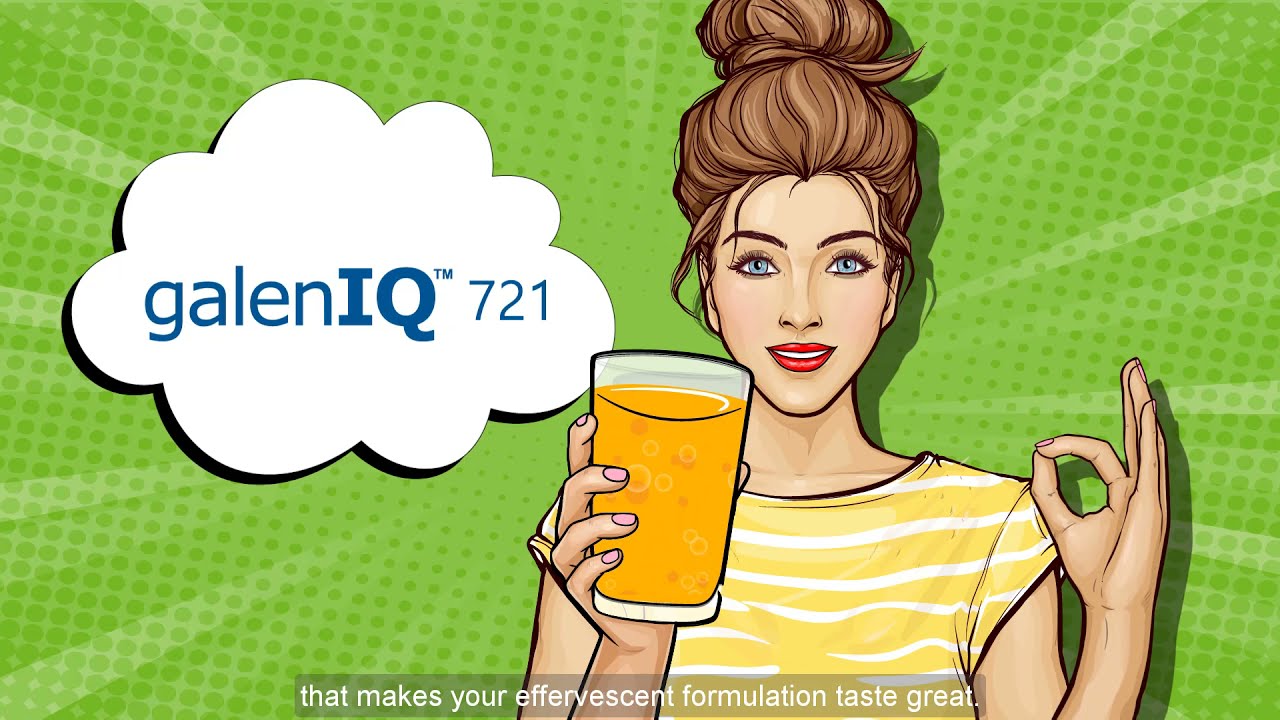 galenIQ&trade; - Effervescent formulations are consumer friendly