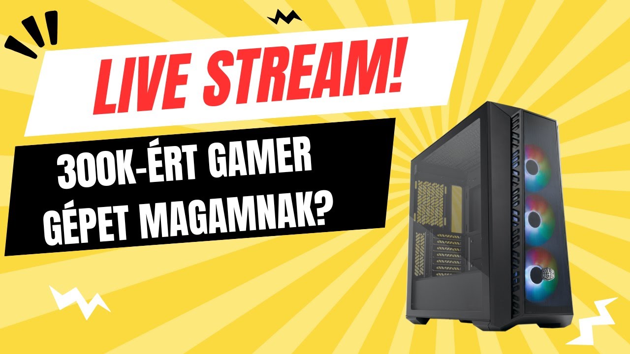 300K-ért Gamer gépet! Megleptem magamat!