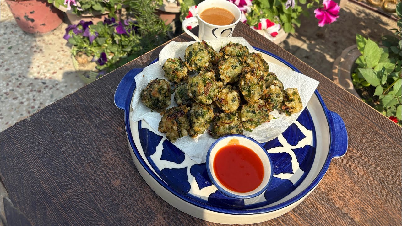 मेथी साबूदाना पकौड़ा tea time snack recipe viral recipe 