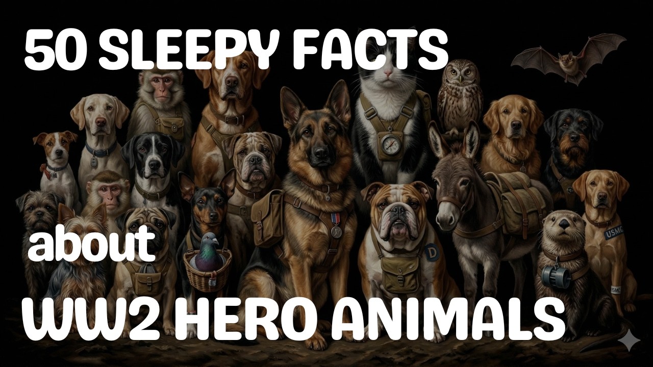 Stories of WW2's Most Heroic Animals - 2-Hour Sleep Podcast | Calm Narration