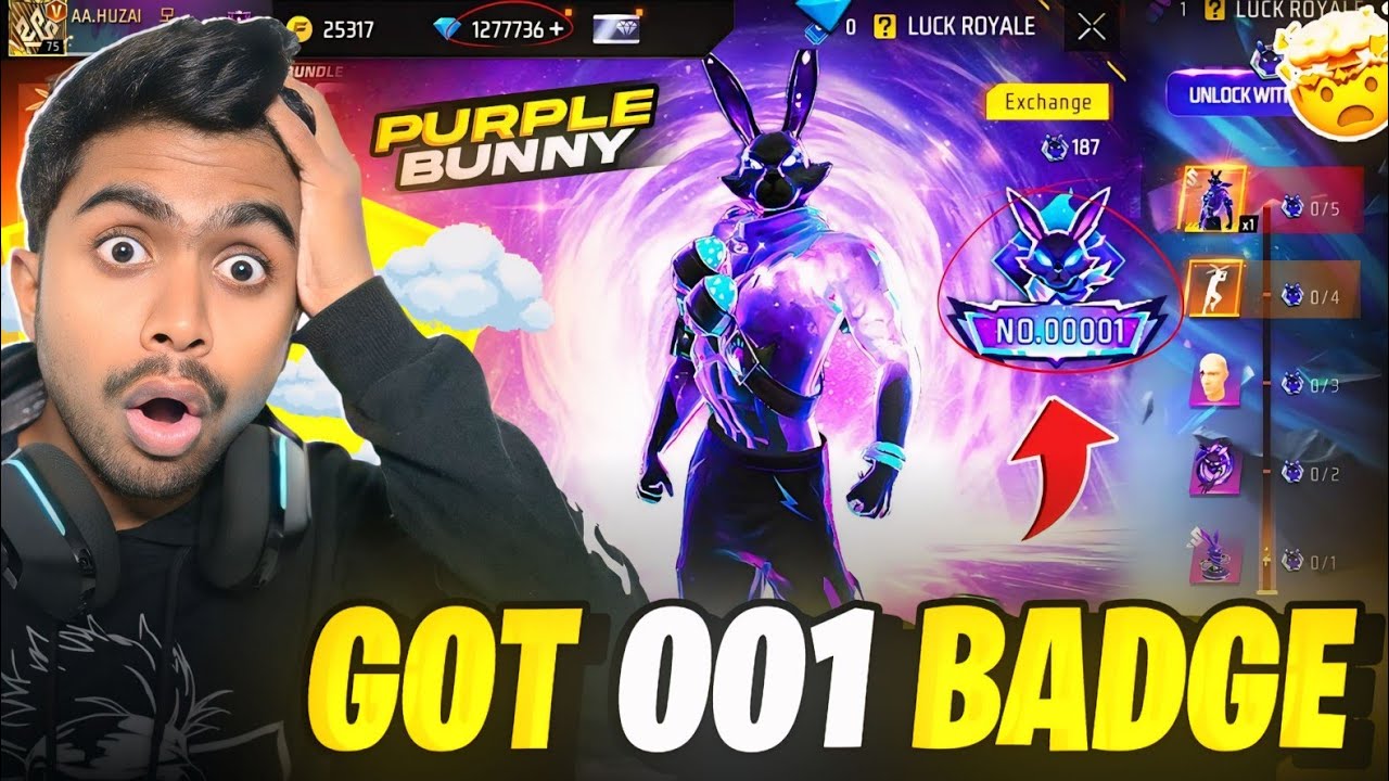 Top 1 Galactic Bunny Bundle 😱 Rip 12000 Diamonds Evo Galactic Bunny Giveaway - Garena Free Fire