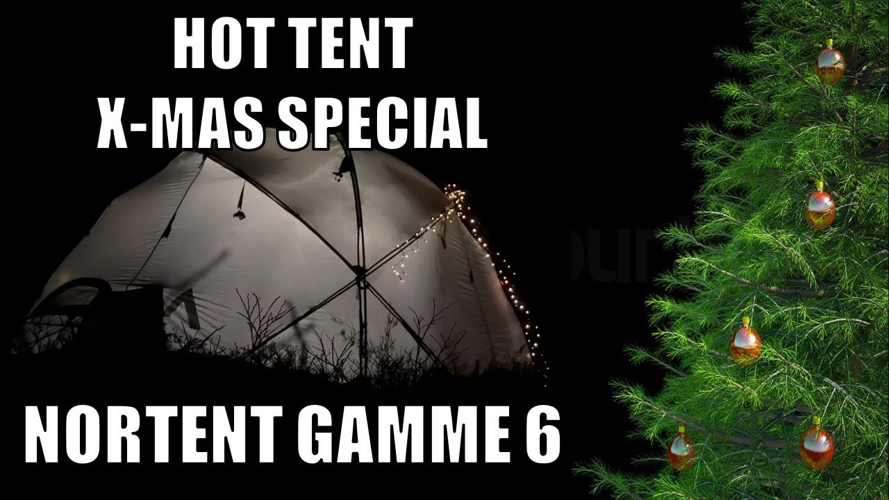 This Is Our Best Hot Tent Experience So Far! **Wintercamping**Christmas Dinner**