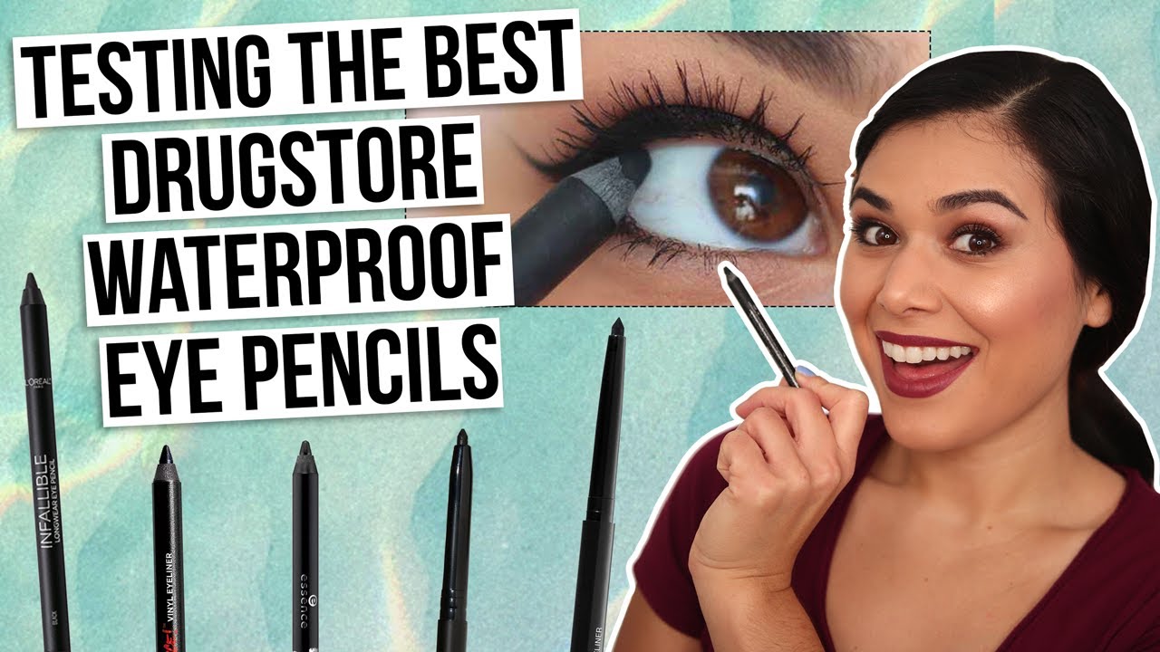 Testing the BEST Drugstore Waterproof Eyeliner Pencils (Waterline, Smoky Eye, Smudge-Proof)