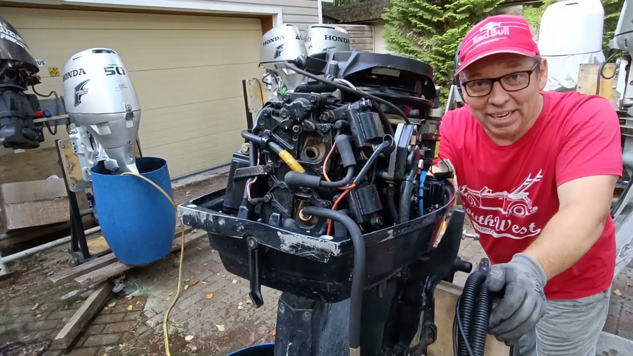 Evinrude 30 1997 года - отличная работа!!!