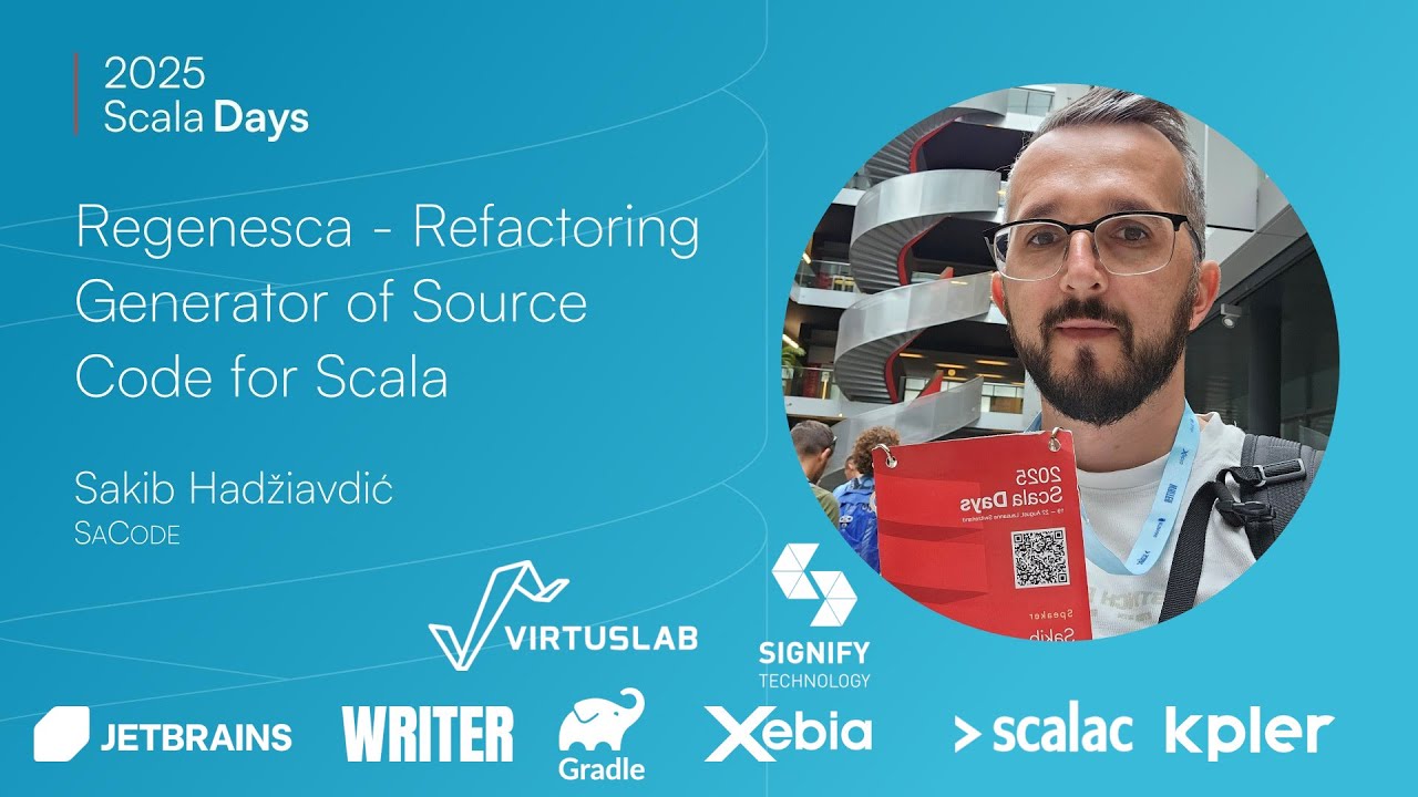 Regenesca &mdash; генератор рефакторинга исходного кода для Scala
