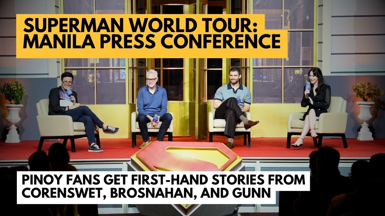 SUPERMAN MANILA PRESS CONFERENCE: Sneak preview and cast revelations