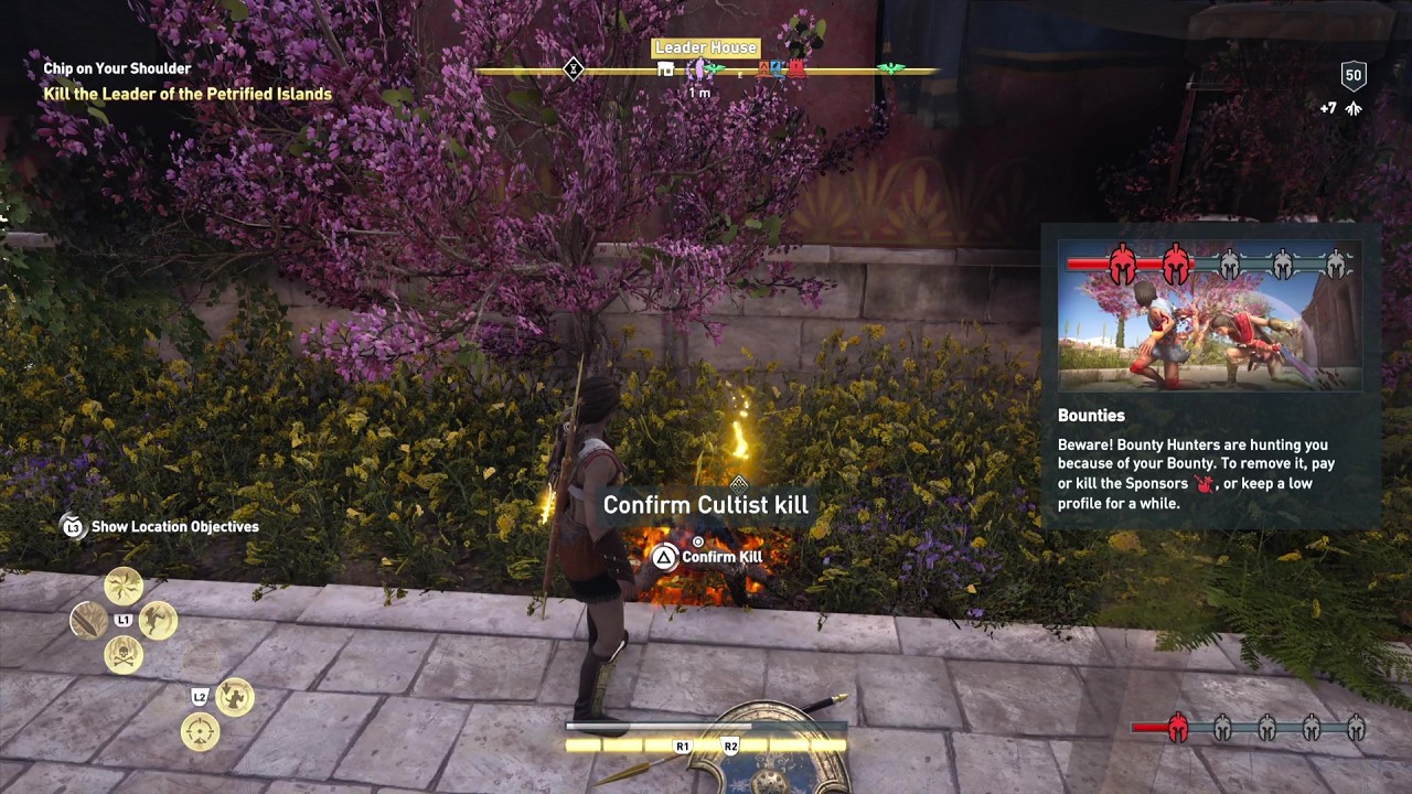 294 AC Odyssey Eliminar al Cultista Kodros the Bull y Completar la Quest Chip on Your Shoulders