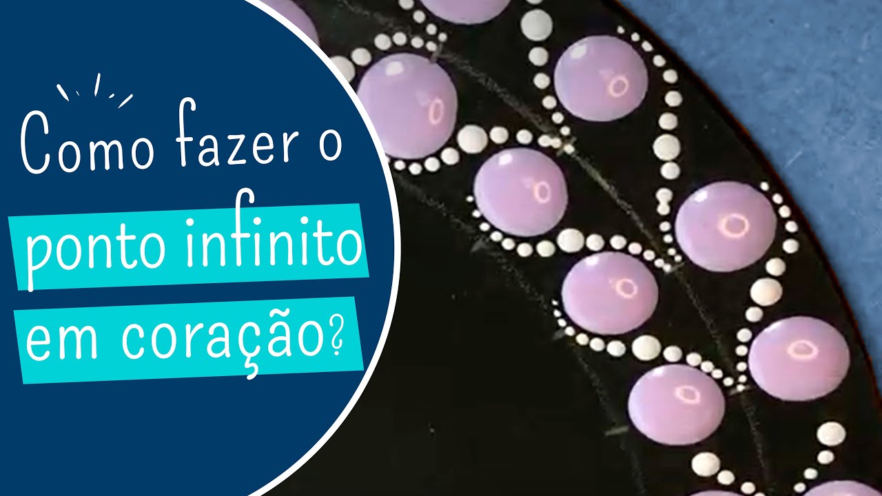 MANDALA | Como fazer o Pontinho infinito em forma de coração