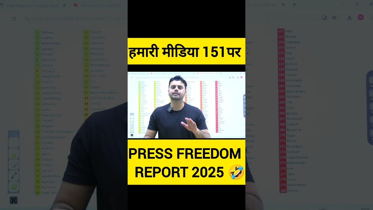 World Press Freedom Index 2025 India Rank