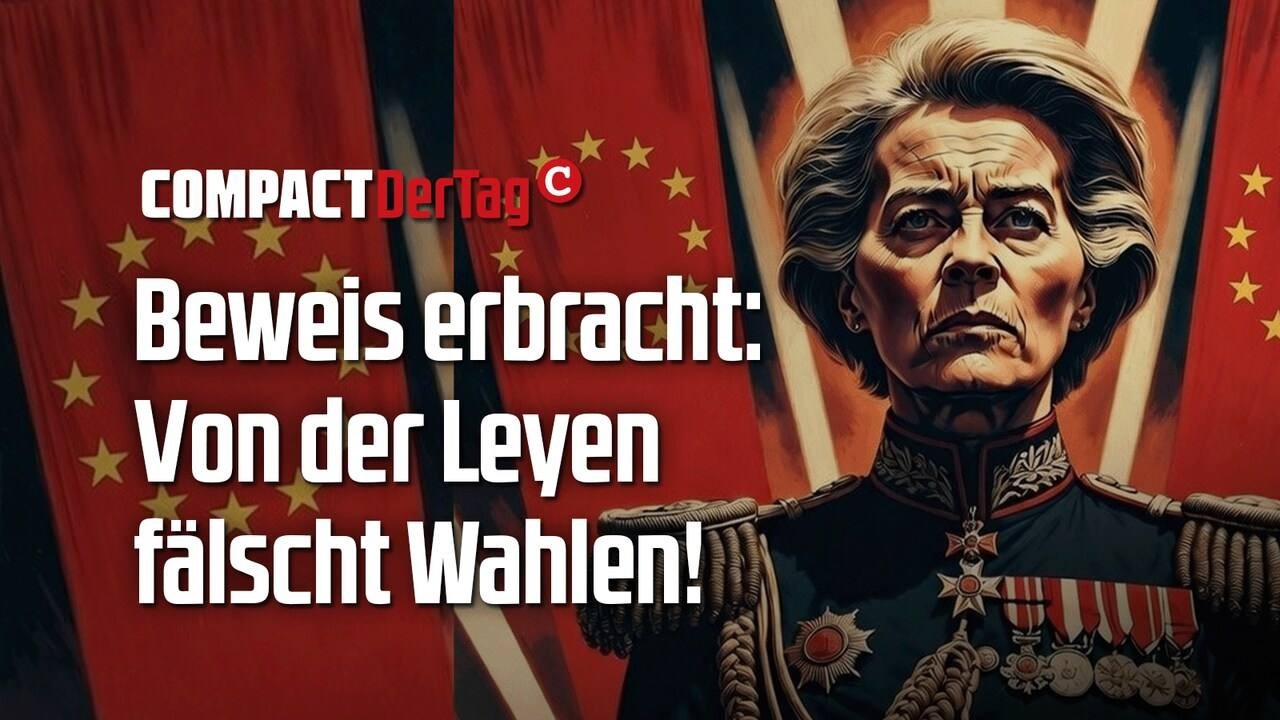 Beweis erbracht: Von der Leyen fälscht Wahlen!💥
