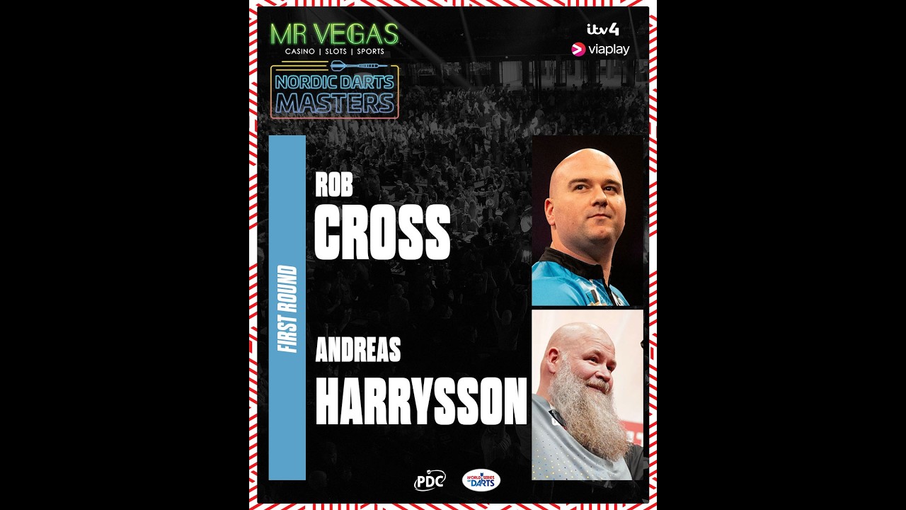 PDC World Series of Darts 2025 - Copenhagen - 2025 06 06 - Rob Cross v Andreas Harrysson - HUN