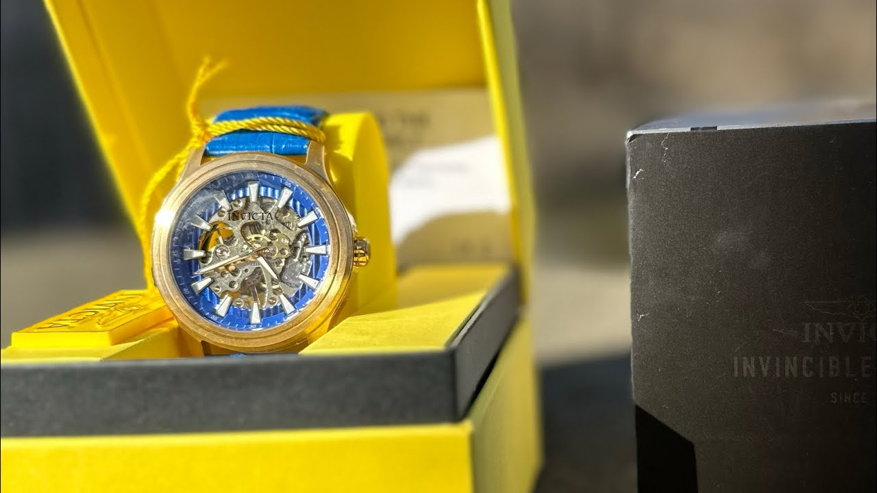 Invicta Model #37958 Mechanical Skeleton Watch Unboxing