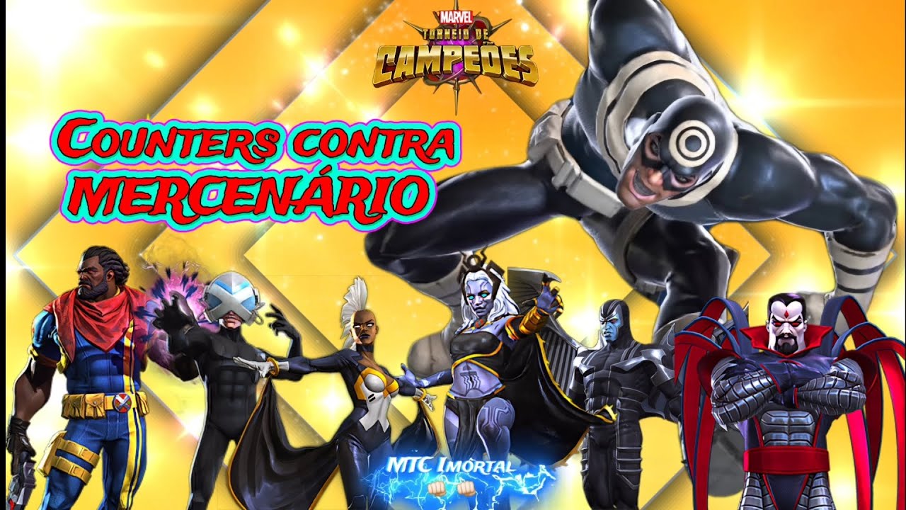 @MTC Imortal Counters contra MERCENÁRIO | Marvel torneio de campeões | Mcoc | Mtc | Marvel.