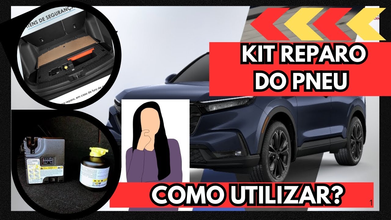 Como utilizar o kit Reparo dos pneus?