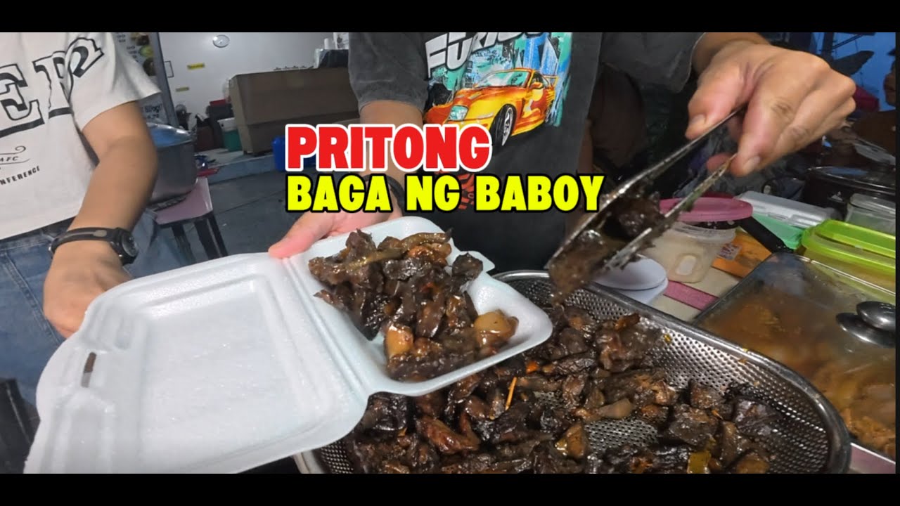 Pritong baga ng baboy