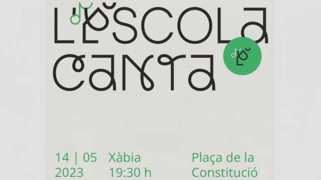 RESUM DE L'ESCOLA CANTA LA MISSIÓ DE ROBI. XÀBIA 14 DE MAIG DE 2023