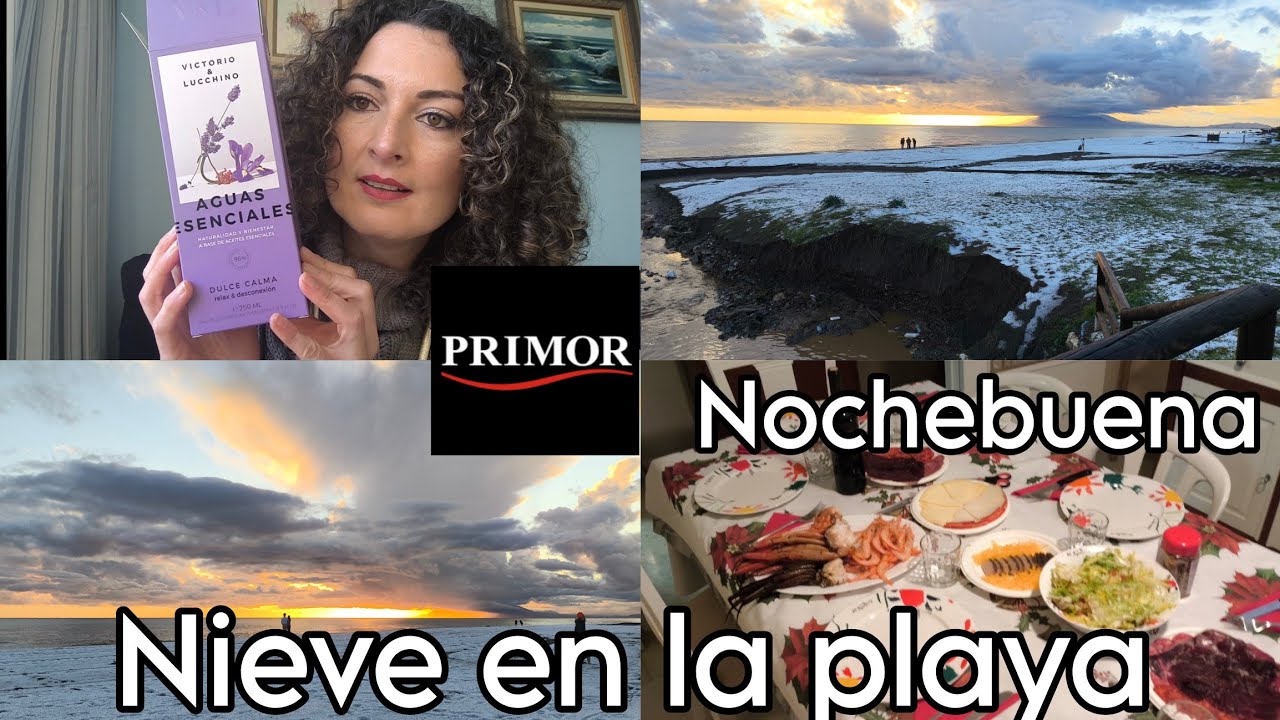 🌨️NEVADA EN LA PLAYA 🌊 PEDIDO A PRIMOR🎄 Nochebuena 