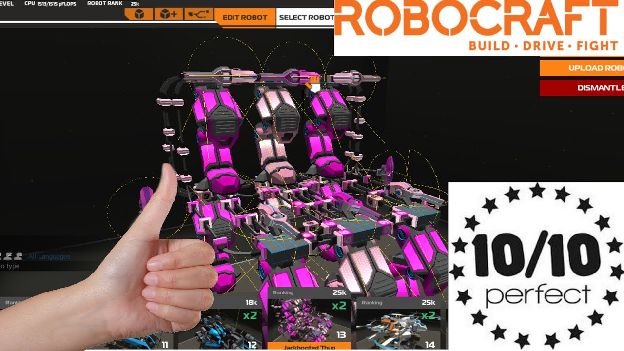 Robocraft - Funny And Buggy Moments Compilation