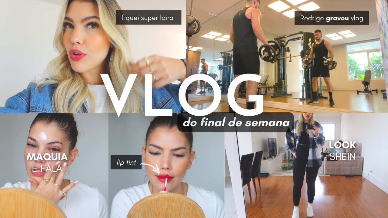 FIQUEI MAIS LOIRA, MAQUIA E FALA, TREINO, VOTAÇÃO #vlog