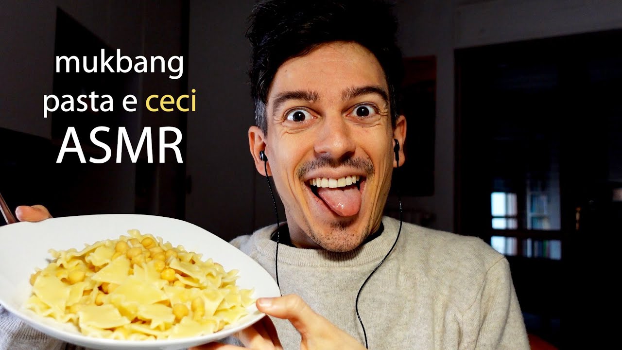 Mukbang Pasta & Ceci ASMR (ITA ASMR)