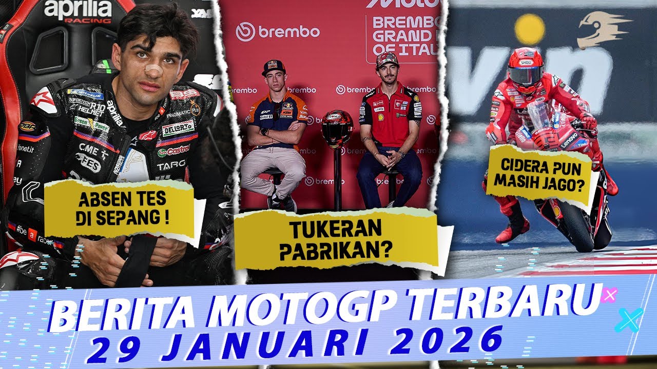 Acosta dengan Bagnaia Tukar Posisi? 😱 Martin Absen Tes Pramusim 😭 Ciderapun Marquez Sulit Dikalahkan