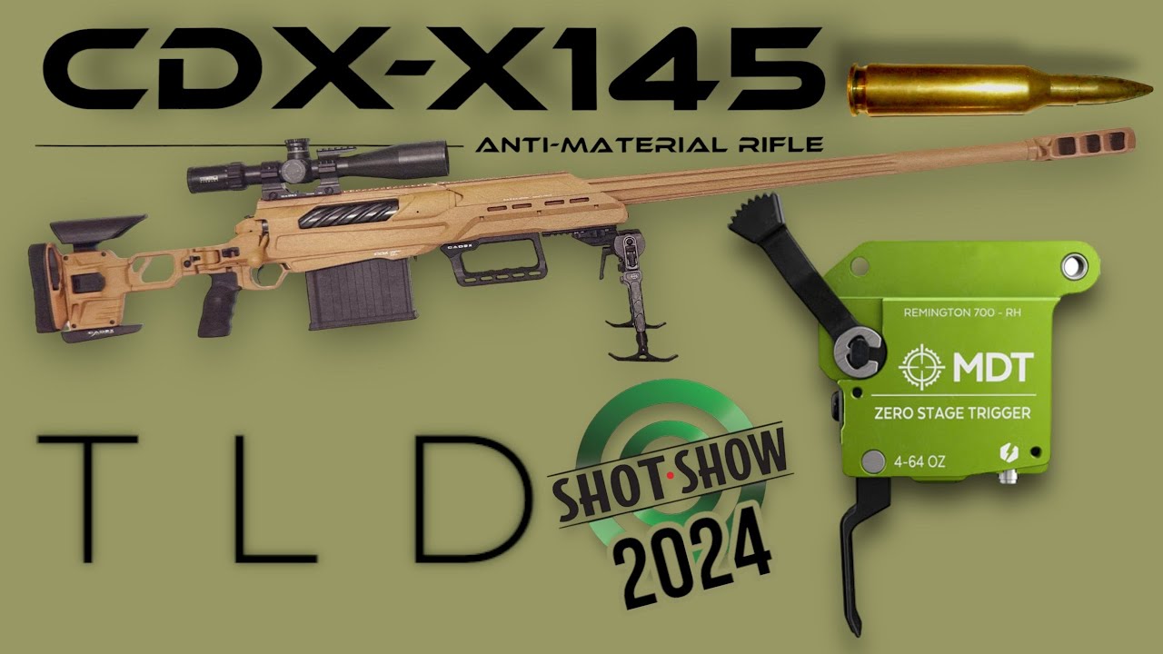 la Carabine en 14.5 Anti-Matériel CDX-X145 de Cadex et la détente révolutionnaire MDT