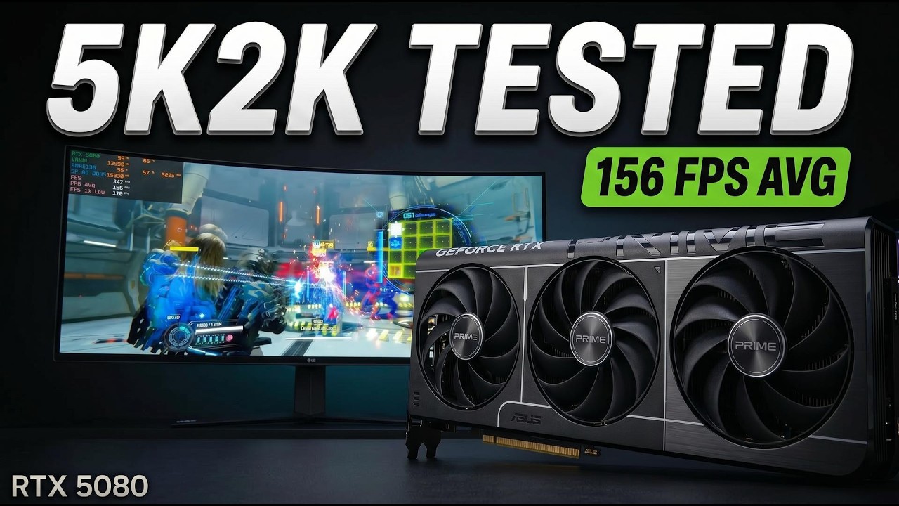 Справится ли RTX 5080 с 5K2K? Тестирую 4 требовательные игры