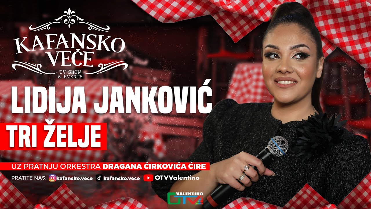 LIDIJA JANKOVIC - TRI ZELJE | UZIVO | 2025 (ORK.DRAGAN CIRKOVIC CIRA) | KAFANSKO VECE