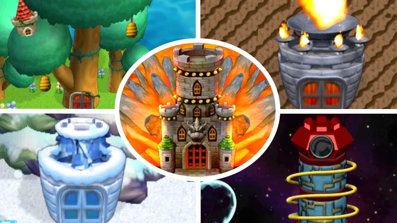 Newer Super Mario Bros Wii - All Tower Levels